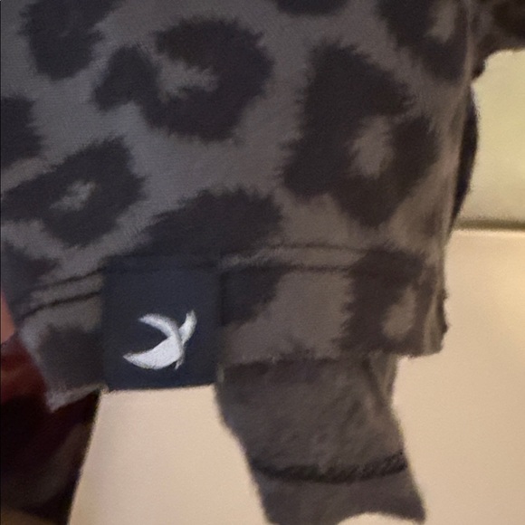 Glyder leopard Print Hoodie Top model /Spandex NWOT - Picture 3 of 8